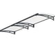Palram - Canopia Aquila 3000 Door Canopy Dark Grey Colour