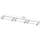 Palram - Canopia Aquila 4500 Door Canopy Dimensions