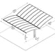 Palram Canopia Arizona 5000 Wave Double Arch Canopy Dimensions