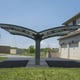 Palram Canopia Arizona 5000 Wave Double Arch Carport Canopy