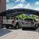 Palram Canopia Arizona 5000 Wave Double Arch Carport Grey
