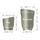 AutoPot Khloris Watering System - Metallic Sage - dimensions