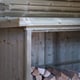 Garden Village Double Wooden Log Store