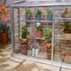 Access Harlow 2x5 Aluminium Mini Lean to Growhouse