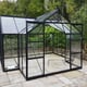 Vitavia Sirius Orangery Greenhouse with Toughened Glazing Black Coating