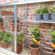 1x5 Access Half Westminster Mini Lean To Growhouse Aluminium