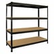 Bulldog 4 Tier Shelving Unit Black