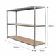 Bulldog 3 Tier 200cm x 60cm Galvanised Racking Dimensions