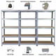 Bulldog 5 Tier 90cm Racking in Grey Features