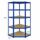 Bulldog 5 Tier Corner Racking Blue Dimensions