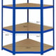 Bulldog 5 Tier Corner Racking Shelf Dimensions