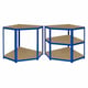 Bulldog 5 Tier Corner Racking Blue Split