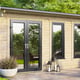 Power 16x14ft Apex Log Cabin