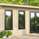 Power 16x14 Pent Log Cabin