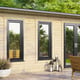 Power 18x10 Apex Log Cabin