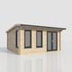 Power 18x16 Apex Garden Building Right Doors