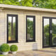 Power 18x16 Pent Garden Building Right Doors