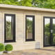 Power 20x10 Pent Garden Building Right Doors