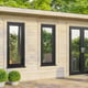 Power 20x18 Pent Garden Building Right Doors