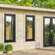 Power 20x8 Pent Garden Building Right Doors