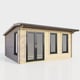 Power 16x12 Apex Log Cabin Doors Left