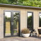 Power 20x10 Apex Log Cabin Left Doors