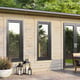 Power 20x10 Apex Log Cabin Right Doors