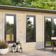 Power 20x14 Apex Log Cabin Right Doors