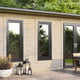 Power 20x18 Apex Log Cabin Right Doors