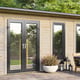 Power 20x8 Apex Log Cabin Left Doors