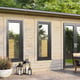 Power 20x8 Apex Log Cabin Right Doors
