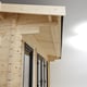 Power Log Cabin Canopy Overhang