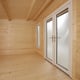 Power Log Cabin Internal Large Double Doors