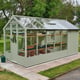 Swallow Kingfisher 6x10 Greenhouse with 4ft Shed Summer Green