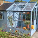Swallow Kingfisher 6x6 Greenhouse with 4ft She Robins Egg Blue