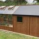 Swallow Raven 8x10 Greenhouse with 8ft Shed Oiled