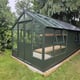 Swallow Raven 8x6 Greenhouse with 10ft Shed Olive