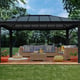 Palram Canopia Dallas 4900 Rectangular Garden Gazebo Grey