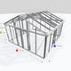 Janssens Gigant 15x15 Greenhouse White