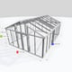 Janssens Gigant 15x20 Greenhouse White