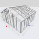 Janssens Gigant 17x17 Greenhouse White