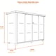 Telluria Velotto Metal Bike Store dimensions diagram