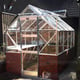 Elite 6x8 Dwarf Wall Greenhouse Toughened Glazing