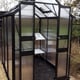 Eden Birdlip 4x6 Zero Threshold Greenhouse in Black