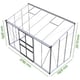 Eden Broadway 6x12 Lean To Greenhouse Dimensions