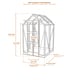 Elite Compact 4x4 greenhouse dimensions diagram