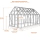Elite Craftsman 6x16 greenhouse dimensions diagram