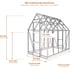 Elite Craftsman 6x4 greenhouse dimensions diagram