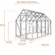 Elite Craftsman 8x6 greenhouse dimensions diagram