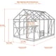 Elite High Eave 6x12 greenhouse dimensions diagram